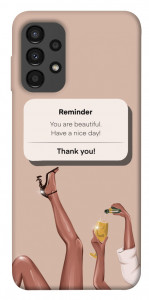 Чехол Beautiful reminder для Galaxy A13 4G