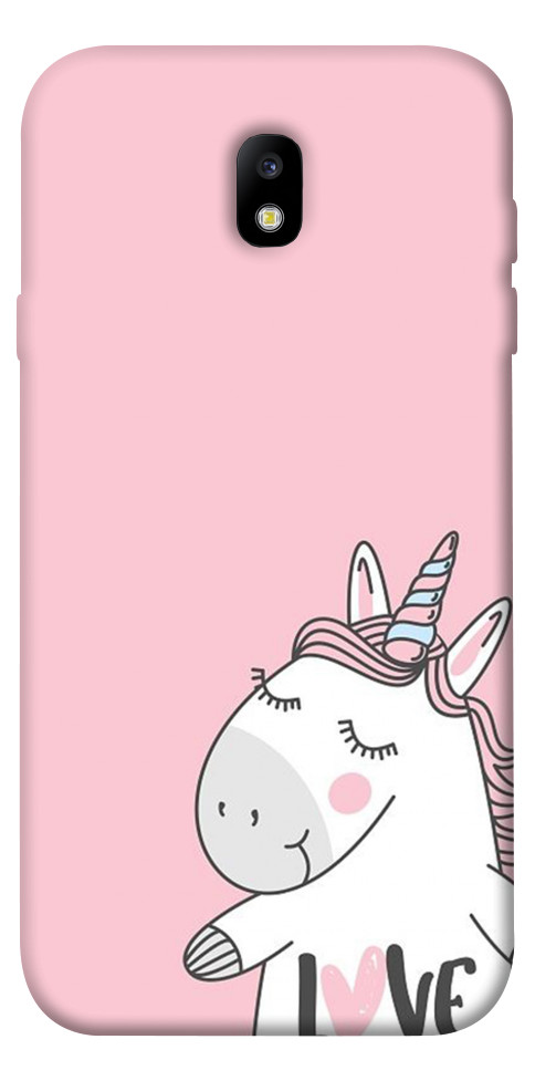 Чехол Unicorn love для Galaxy J7 (2017)