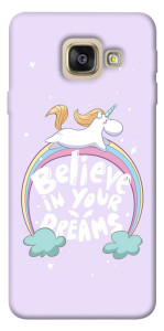 Чохол Believe in your dreams unicorn для Galaxy A5 (2017)