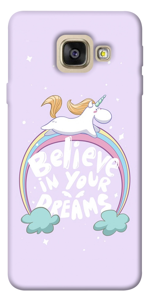 Чохол Believe in your dreams unicorn для Galaxy A5 (2017)