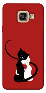 Чехол Влюбленные коты для Galaxy A5 (2017)