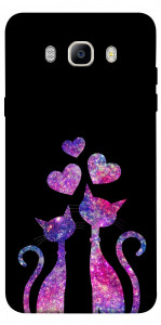 Чохол Космічні коти для Galaxy J7 (2016)