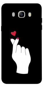 Чохол Серце в руці для Galaxy J7 (2016)