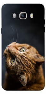 Чохол Рудий кіт для Galaxy J7 (2016)