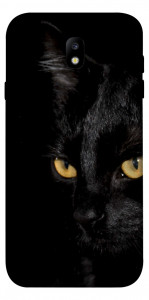 Чехол Черный кот для Galaxy J7 (2017)