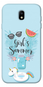 Чехол Girls summer для Galaxy J7 (2017)
