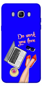 Чехол Do work you love для Galaxy J7 (2016)