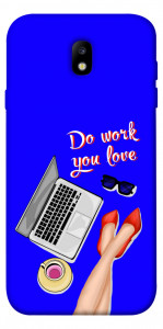 Чехол Do work you love для Galaxy J7 (2017)