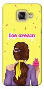 Чехол Ice cream girl для Galaxy A5 (2017)