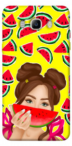 Чехол Watermelon girl для Galaxy J7 (2016)