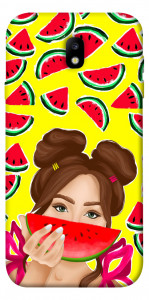 Чехол Watermelon girl для Galaxy J7 (2017)