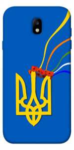Чехол Квітучий герб для Galaxy J7 (2017)