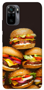 Чохол Соковиті бургери для Xiaomi Redmi Note 10