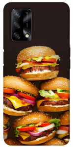Чехол Сочные бургеры для Oppo A74 4G