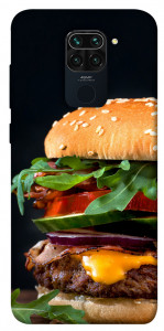 Чехол Бургер для Xiaomi Redmi Note 9