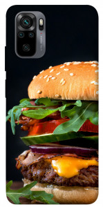 Чохол Бургер для Xiaomi Redmi Note 10