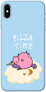 Чехол Pizza time для iPhone XS