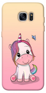 Чохол Сute unicorn для Galaxy S7 Edge