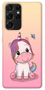 Чехол Сute unicorn для Galaxy S21 Ultra