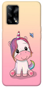 Чехол Сute unicorn для Oppo A74 4G
