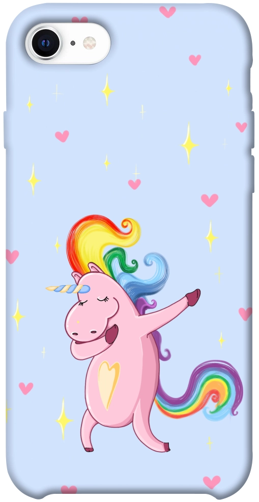 Чехол Unicorn party для iPhone SE (2020)