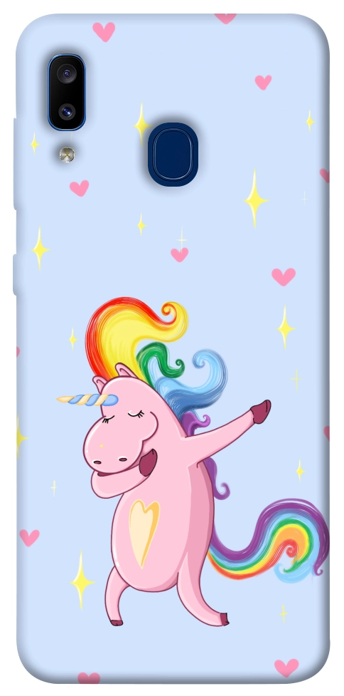 Чехол Unicorn party для Galaxy A20 (2019)