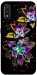 Чохол Flowers on black для Galaxy A01