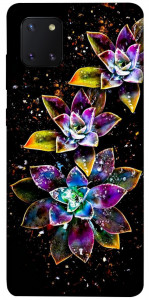 Чехол Flowers on black для Galaxy Note 10 Lite (2020)