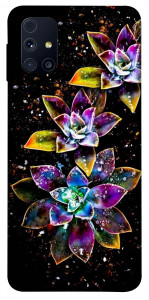 Чохол Flowers on black для Galaxy M31s