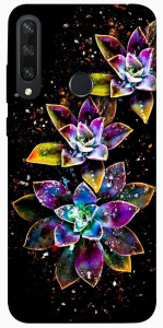 Чохол Flowers on black для Huawei Y6p