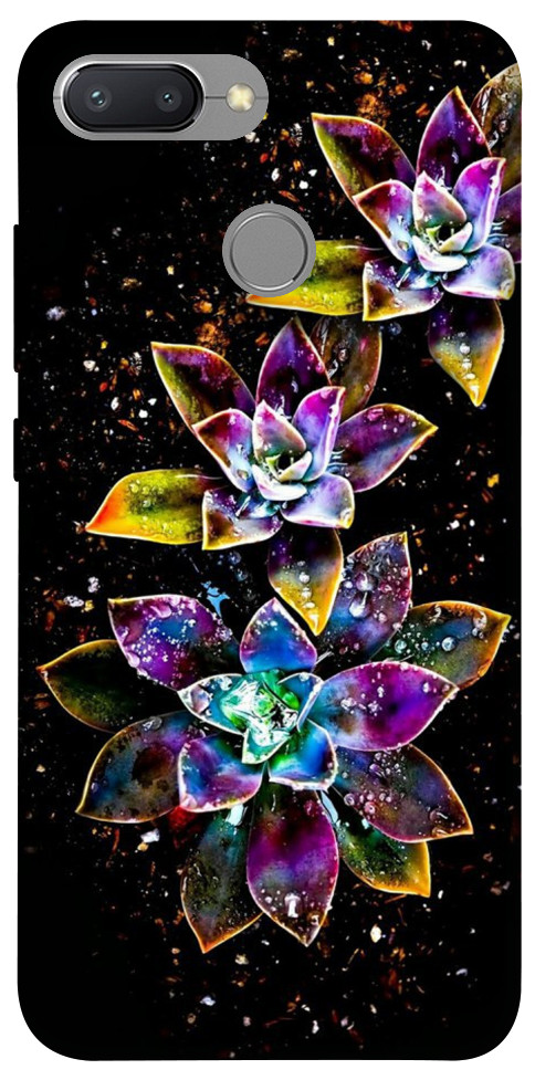 

Чехол Flowers on black для Xiaomi Redmi 6 1341667