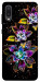 Чохол Flowers on black для Galaxy A02