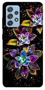 Чехол Flowers on black для Samsung Galaxy A52 4G