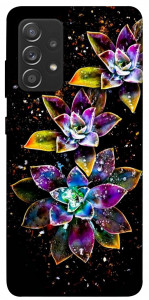 Чехол Flowers on black для Samsung Galaxy A72 5G