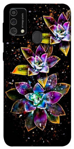 Чохол Flowers on black для Galaxy M21s