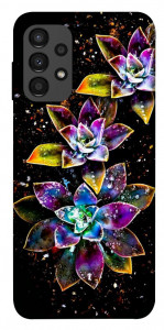 Чехол Flowers on black для Galaxy A13 4G