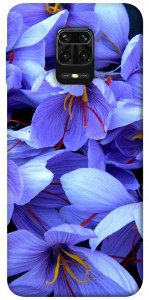 Чехол Фиолетовый сад для Xiaomi Redmi Note 9 Pro Max