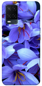 Чехол Фиолетовый сад для Oppo A54 4G