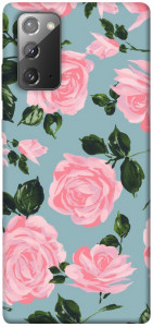 Чехол Розовый принт для Galaxy Note 20