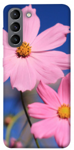 Чехол Розовая ромашка для Galaxy S21