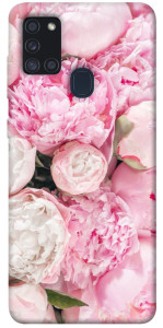 Чохол Pink peonies для Galaxy A21s (2020)