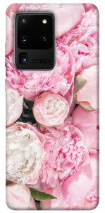 Чехол Pink peonies для Galaxy S20 Ultra (2020)