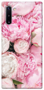 Чехол Pink peonies для Galaxy Note 10 (2019)