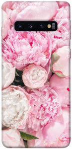 Чехол Pink peonies для Galaxy S10 (2019)