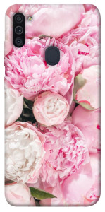 Чохол Pink peonies для Galaxy M11 (2020)