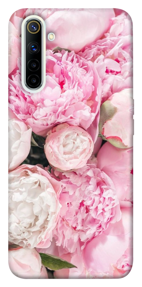 Чохол Pink peonies для Realme 6