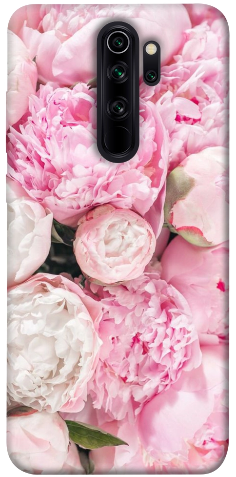 Чохол Pink peonies для Xiaomi Redmi Note 8 Pro