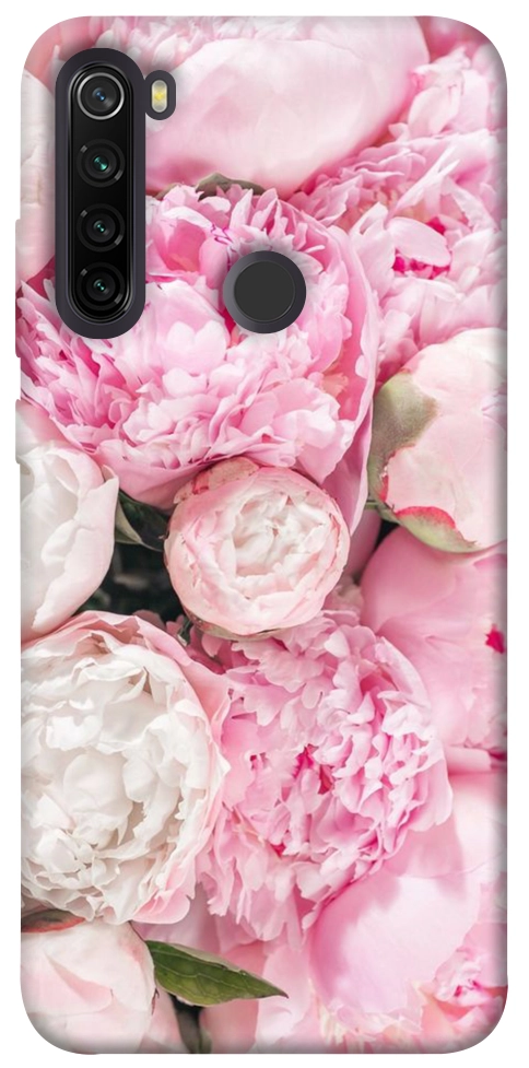 Чехол Pink peonies для Xiaomi Redmi Note 8T