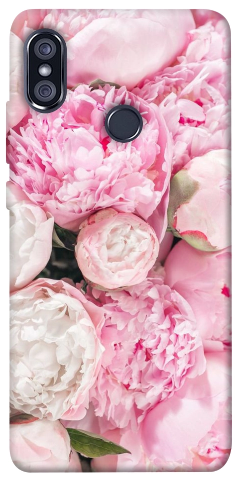 Чохол Pink peonies для Xiaomi Redmi Note 5 (Dual Camera)