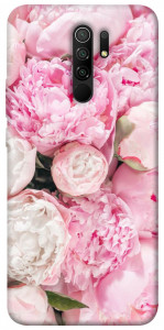 Чохол Pink peonies для Xiaomi Redmi 9